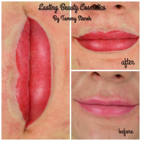 Permanent Lip color by lasting Beauty Cosmetics